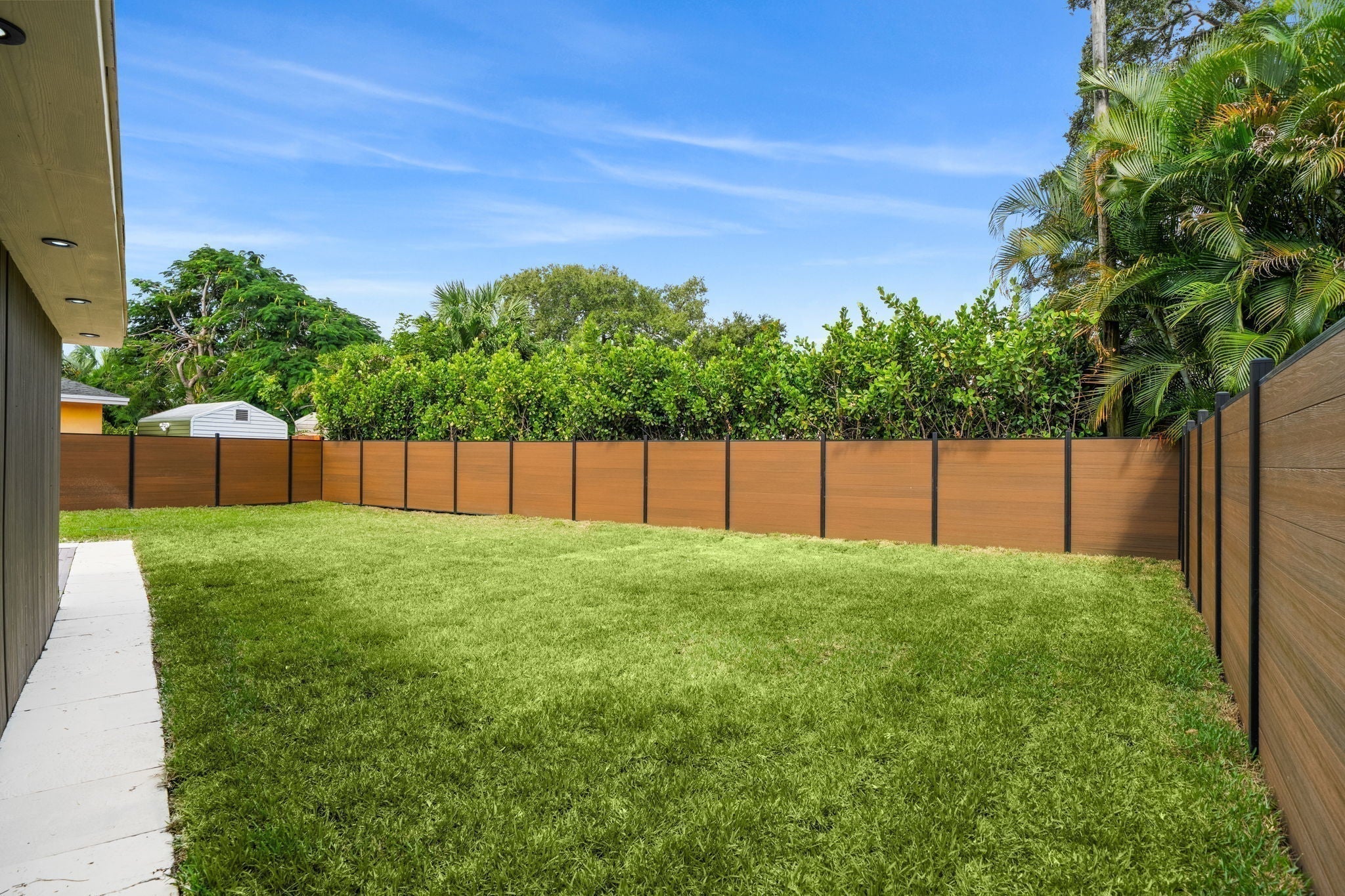 Composite Fencing: Modern Privacy, Low-Maintenance Style (With Black, Walnut & Gray Options + Single & Double Gates)