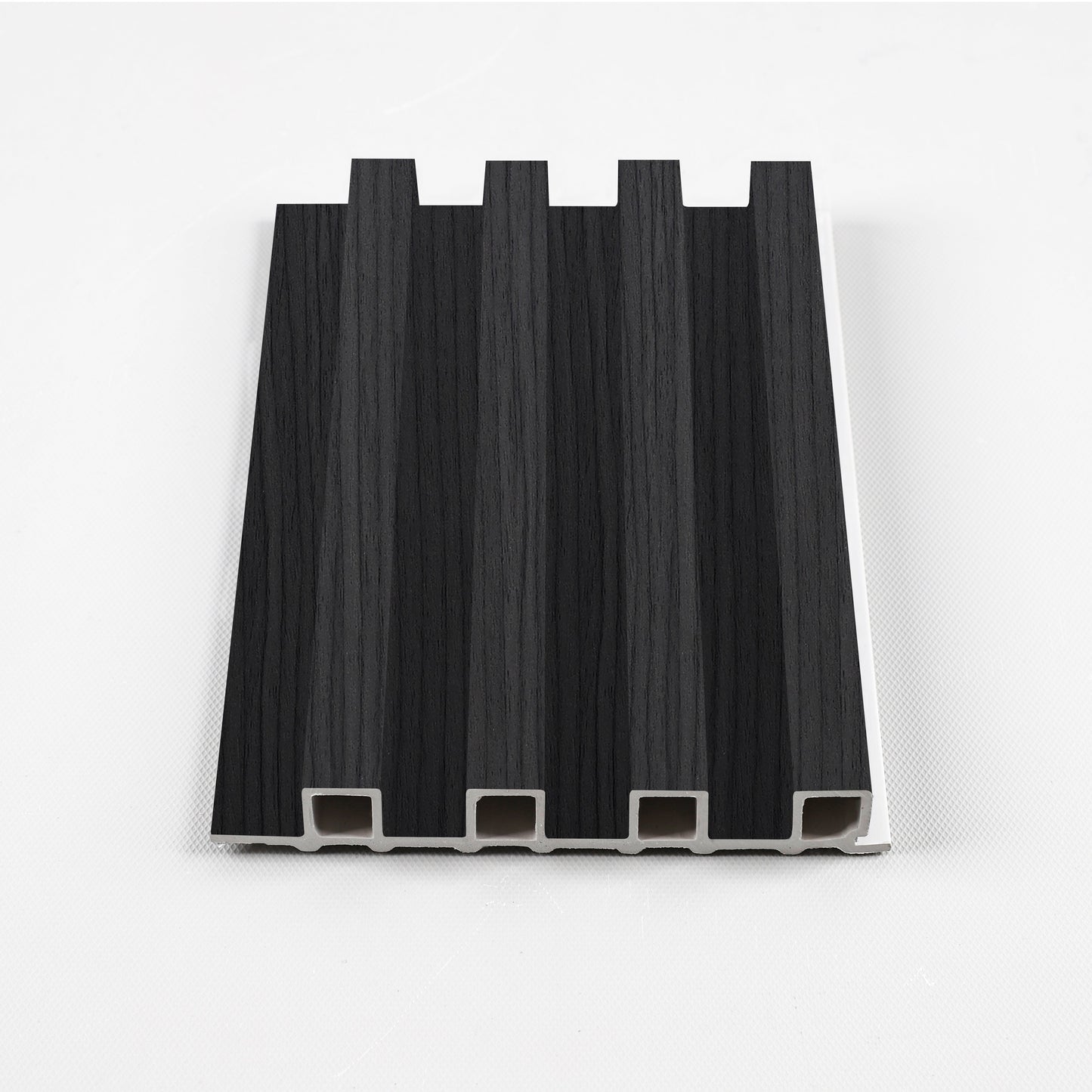 Black Timber WPC Fluted 3D Wall Panels. Wall Panel Market