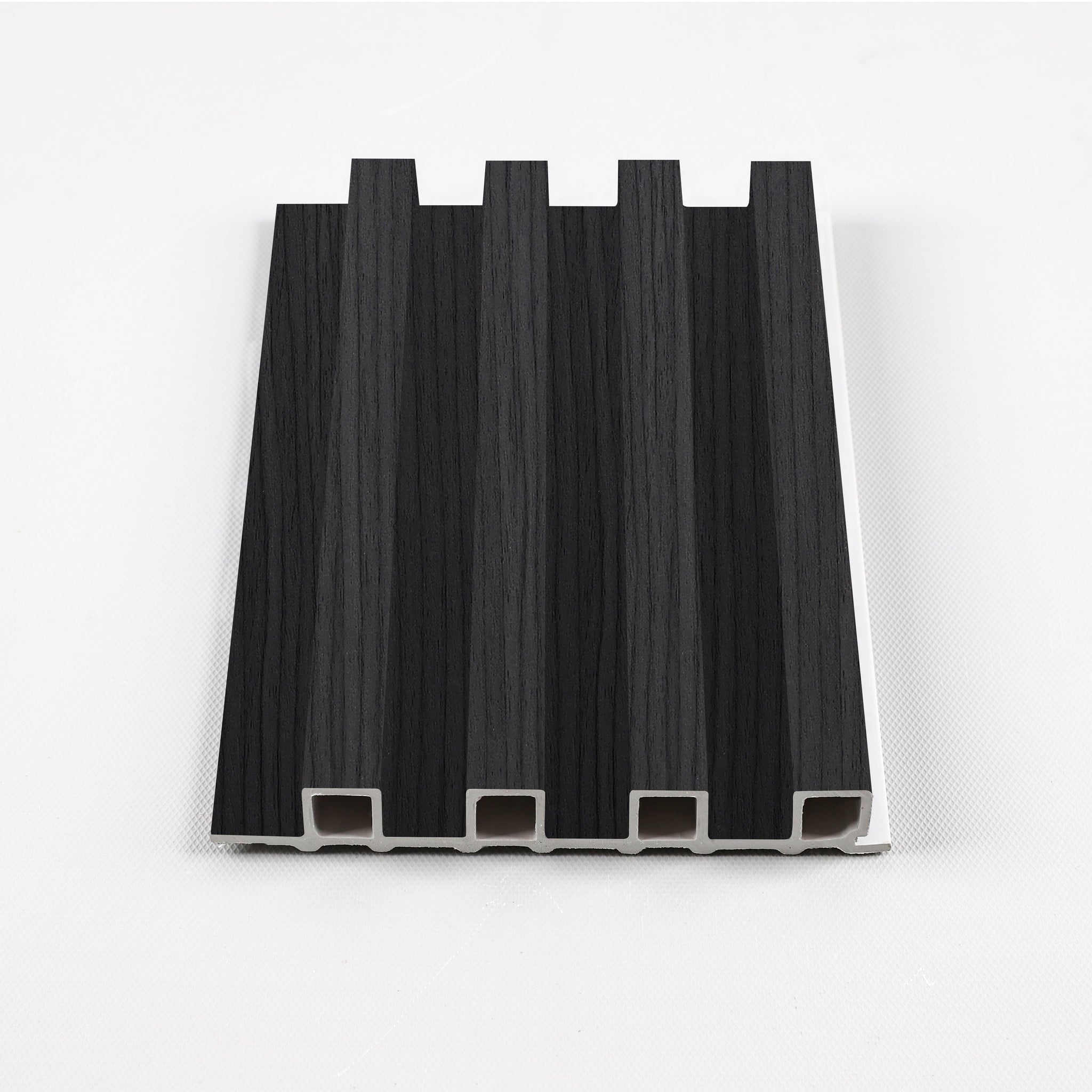 Black Timber WPC Fluted 3D Wall Panels. Wall Panel Market