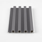 Oak Gray WPC Fluted 3D Wall Panels. Wall Panel Market