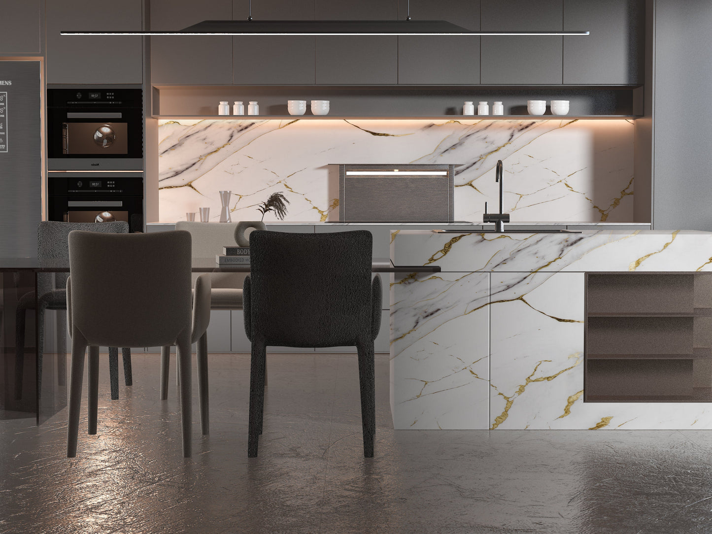 Gold Vein Marble PVC Wall Panel
UV Protected PVC Wall Panel
Waterproof Marble Effect Wall Panel
Fireproof PVC Wall Cladding
Luxury Marble Look Wall Panel