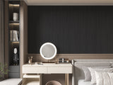 Black Timber WPC Fluted 3D Wall Panels. Wall Panel Market. Bedroom Wall Design