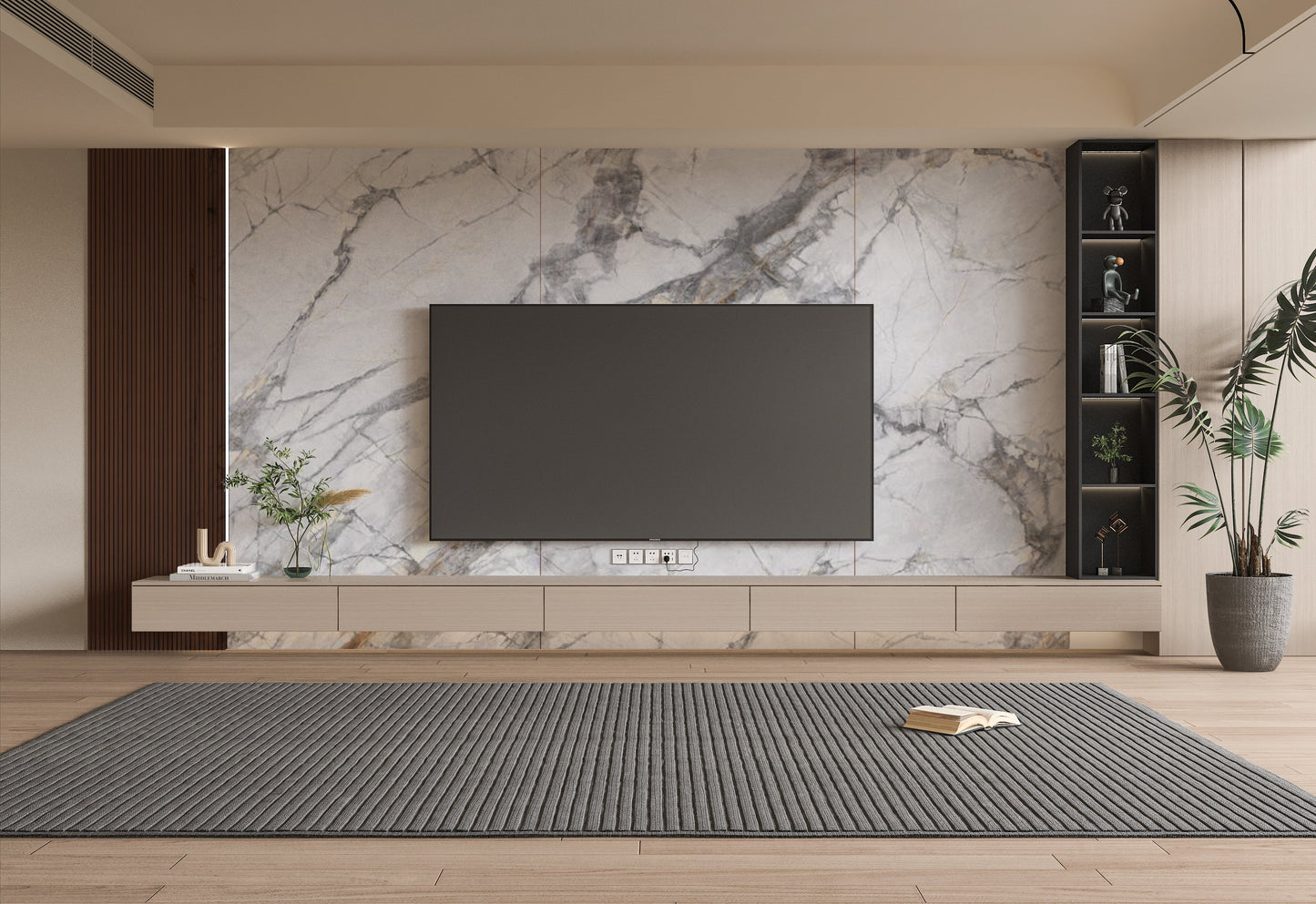 PVC 3D Marble Sheet Deep Veins. Wall Panel Market. Tv Wall Design