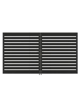 Aluminum Premium Fence Gate 12x6 – Modern, Heavy Duty, Semi Privacy