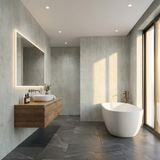 Durable rough texture PVC wall sheets for restaurant restroom