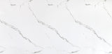 Calacatta Manhattan PVC Marble Sheets Wall Panel - Waterproof 4x8 ft (32 sq. ft)