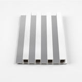 White Brushed WPC Fluted 3D Wall Panels. Wall Panel Market