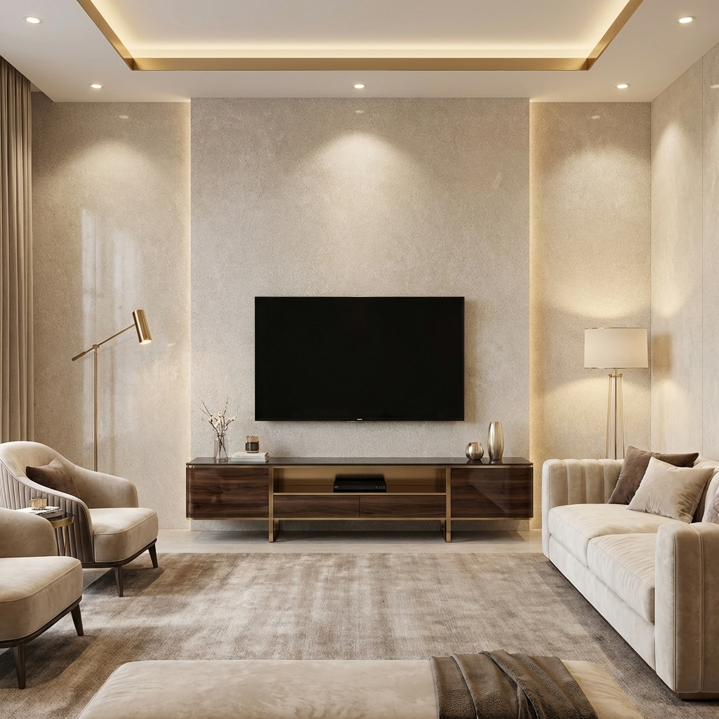 Waterproof stone texture PVC sheets for TV feature wall
