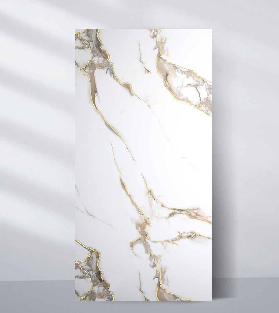 Calacatta Oro Gold Marble UV Protected PVC Wall Panel