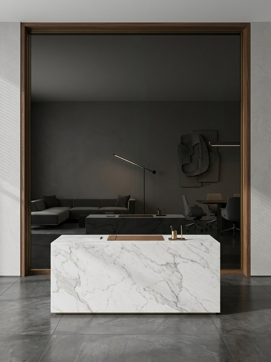 Black Mirror Wood Veneer Panel – 9x4 ft, 8 mm, Fireproof, Waterproof & Scratch-Resistant