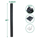 8ft gate post for fence