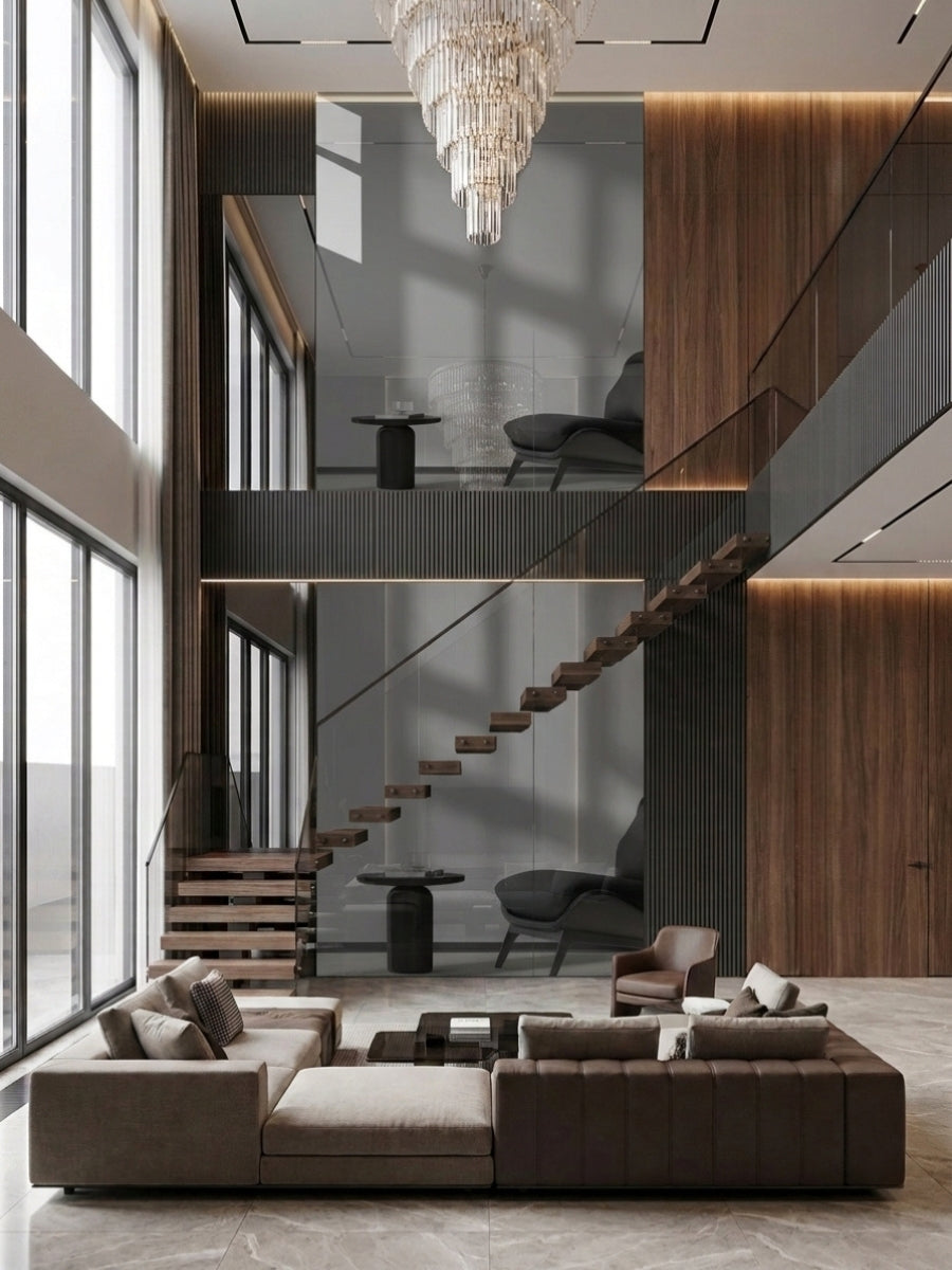 Gray Mirror Wood Veneer Panel – 9x4 ft, 8 mm, Fireproof, Waterproof & Scratch-Resistant