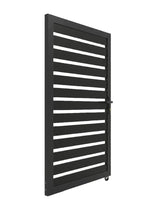 Modern aluminum semi privacy gate 3 by 6 ft durable outdoor fencing