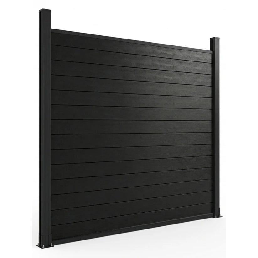 Pack of 4 Premium Tongue & Groove Aluminum Alloy Fence Panels