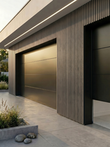 Waterproof black WPC wall panels for outdoor use
