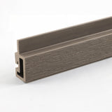 Premium composite cladding wide corner trim with a sleek wooden finish, ideal for NJ homes, durable and stylish.