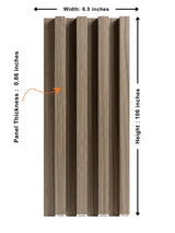 Premium Ask Wood Fluted Wall Panels for Contemporary Wall Décor