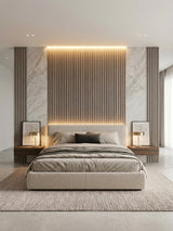 Ask Wood WPC Fluted Wall Panels for Modern Living Room Design