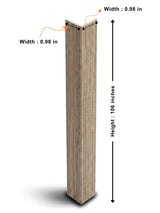 Ash Wood Trim 106 Inches
