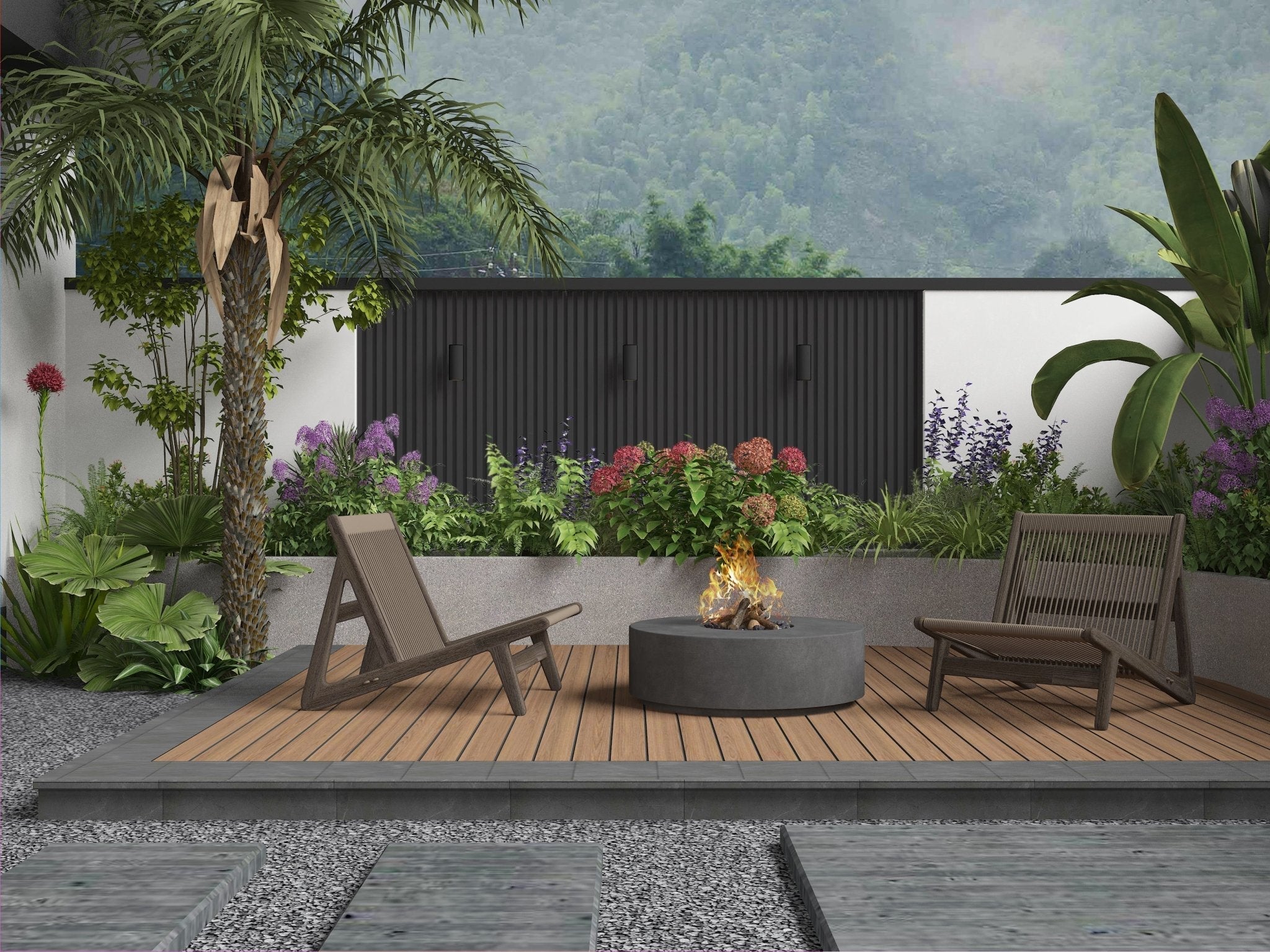 Black Composite Wide Exterior Cladding And Siding, fence