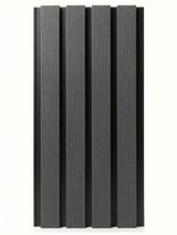 Black and Gray Composite Exterior Cladding