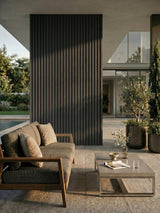 Contemporary Black Gray WPC Cladding