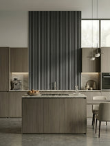 Carborn Gray WPC Fluted 3D Wall Panels |  42.9 sq. ft./Box