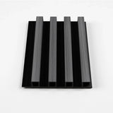 Carborn Gray Lightweight WPC fluted wall panel sample for home interiors