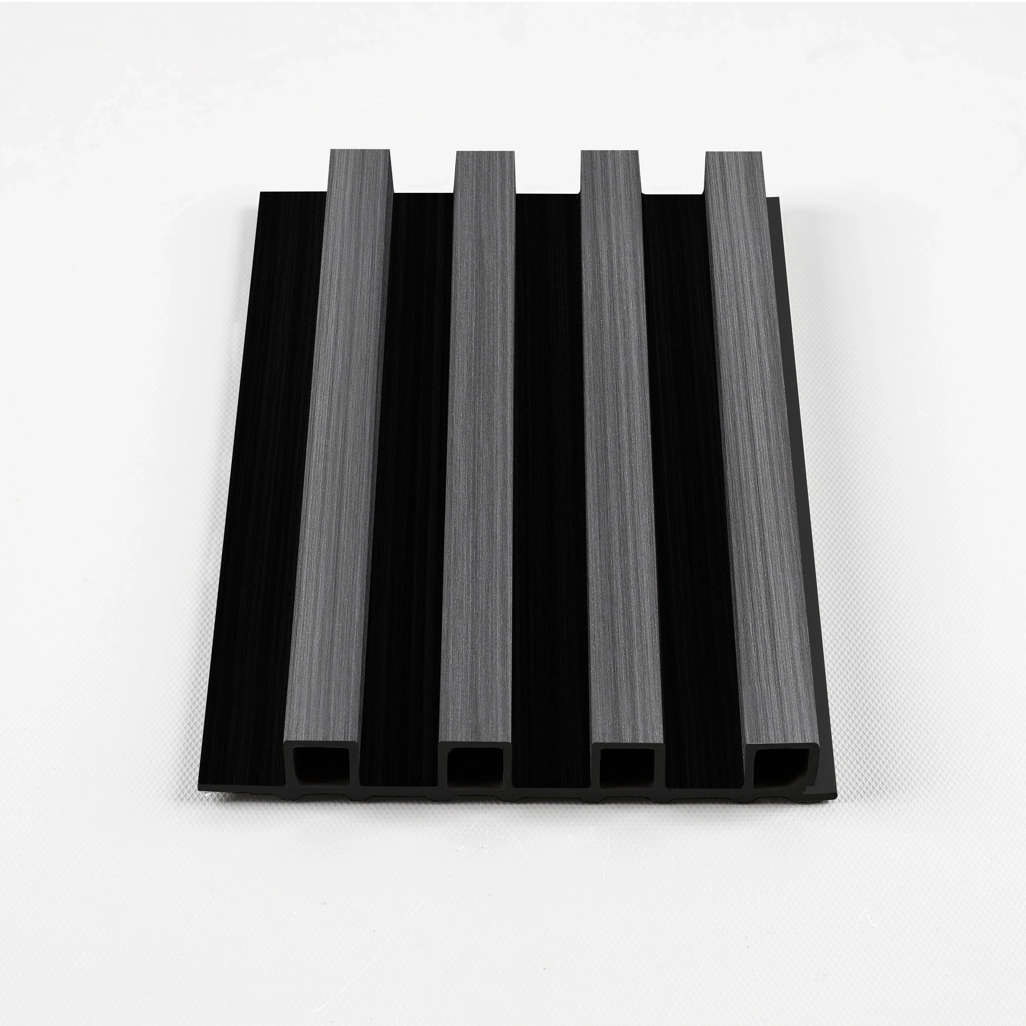 Carborn Gray Lightweight WPC fluted wall panel sample for home interiors