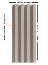 Nordic Birch WPC Fluted 3D Wall Panels |  42.9 sq. ft./Box