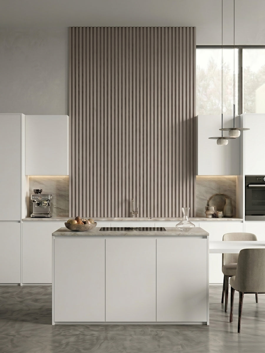 Nordic Birch WPC Fluted 3D Wall Panels |  42.9 sq. ft./Box