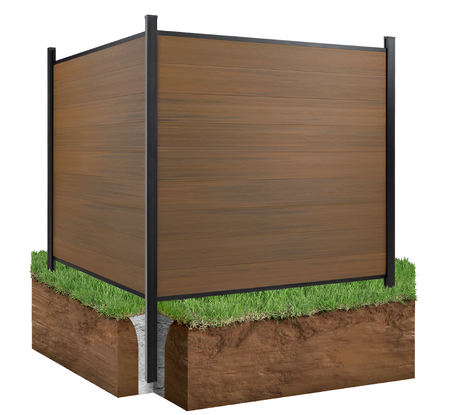 Wooden privacy Fence