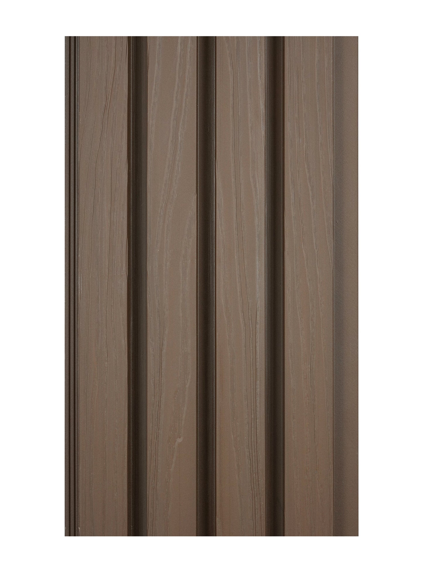 Dark Brown Composite Wide Exterior Cladding | 5 PC/Box (32.7 sq ft)