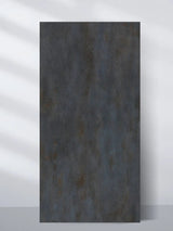 Single dark charcoal stone-effect PVC panel with rough mottled texture