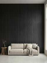 Dark Smoky Oak WPC Fluted 3D Wall Panels |  42.9 sq. ft./Box