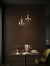 Dark Walnut Oak WPC Fluted 3D Wall Panels |  42.9 sq. ft./Box