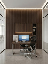 Dark Walnut Oak WPC Fluted 3D Wall Panels |  42.9 sq. ft./Box