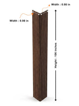 Dark Walnut Oak Trim 106 Inches