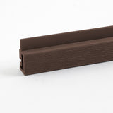 Premium composite cladding wide corner trim with a sleek wooden finish, ideal for NJ homes, durable and stylish.