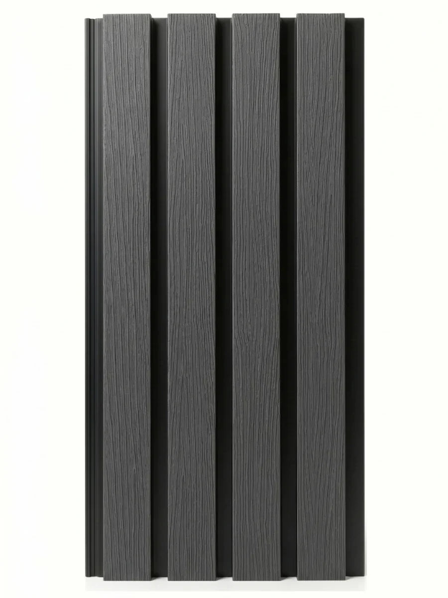 Gray and Black Composite Cladding Siding Sample