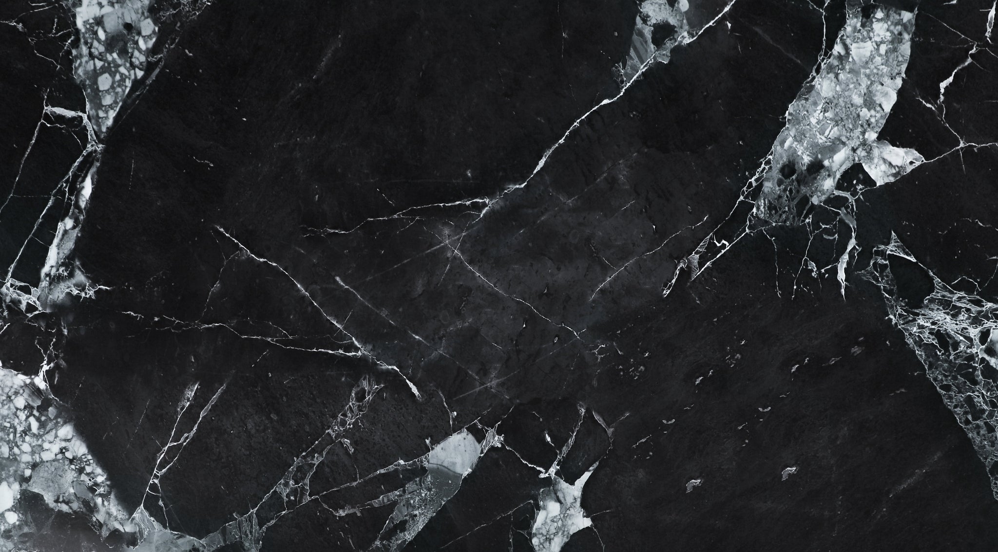 Black and White Marble PVC Wall Panel - Waterproof (4x8 ft, 32 sq. ft)