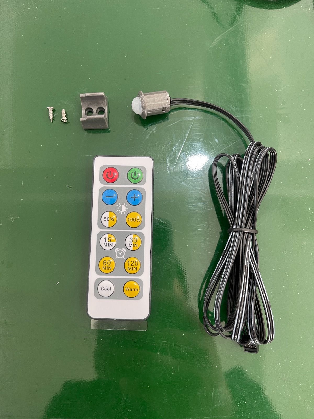 LED strip with a 10 Foot cable for tool-free installation