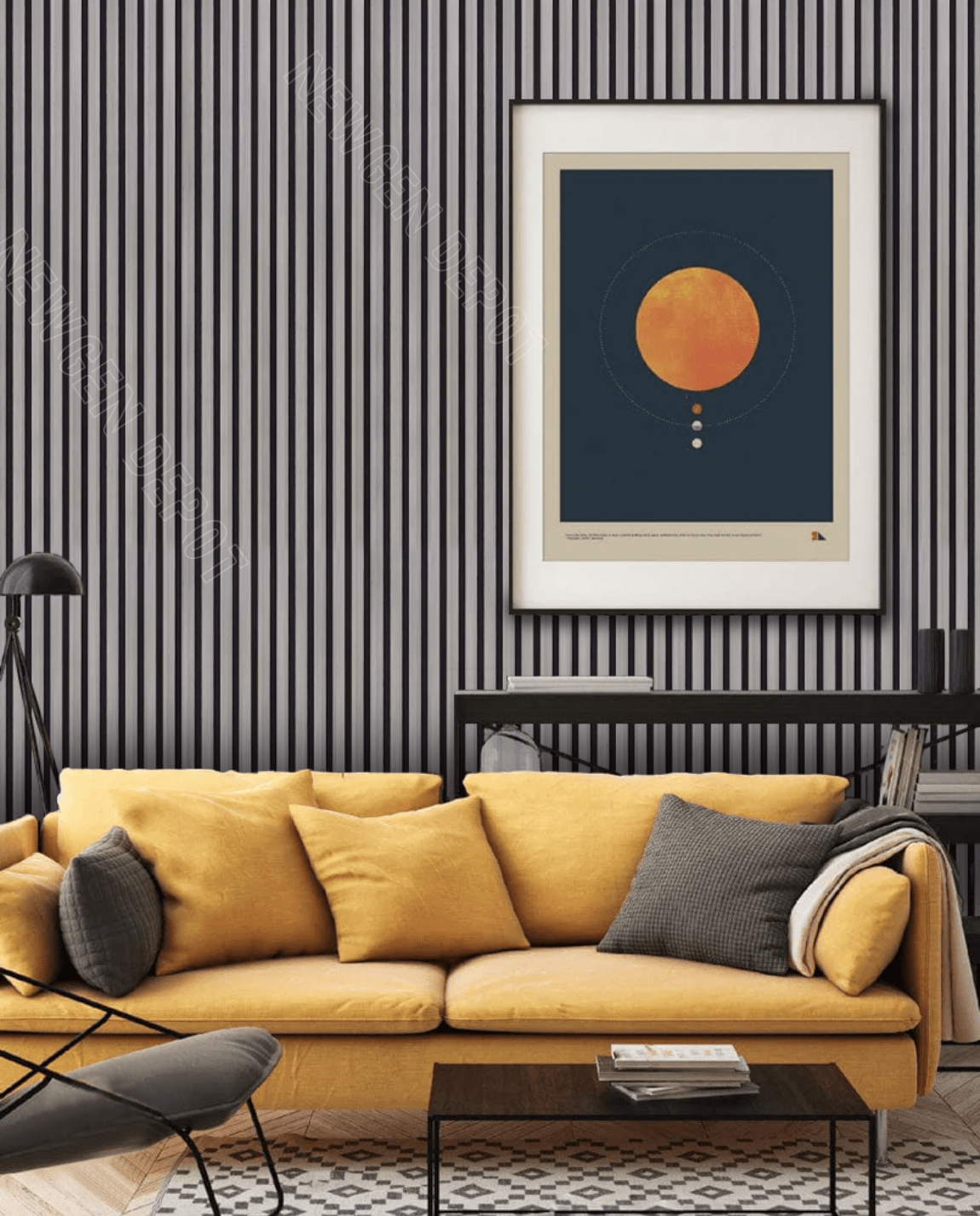 Koto Gray Wood Slat Acoustic Wall Panels