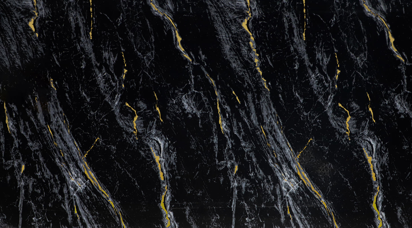 Midnight Gold Marble UV Protected PVC Wall Panel 