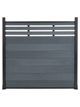 Top Lattice Privacy Composite Fence Wholesale Price  - Light Gray
