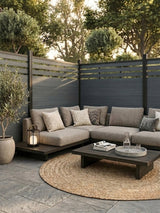 Top Lattice Privacy Composite Fence Wholesale Price  - Light Gray