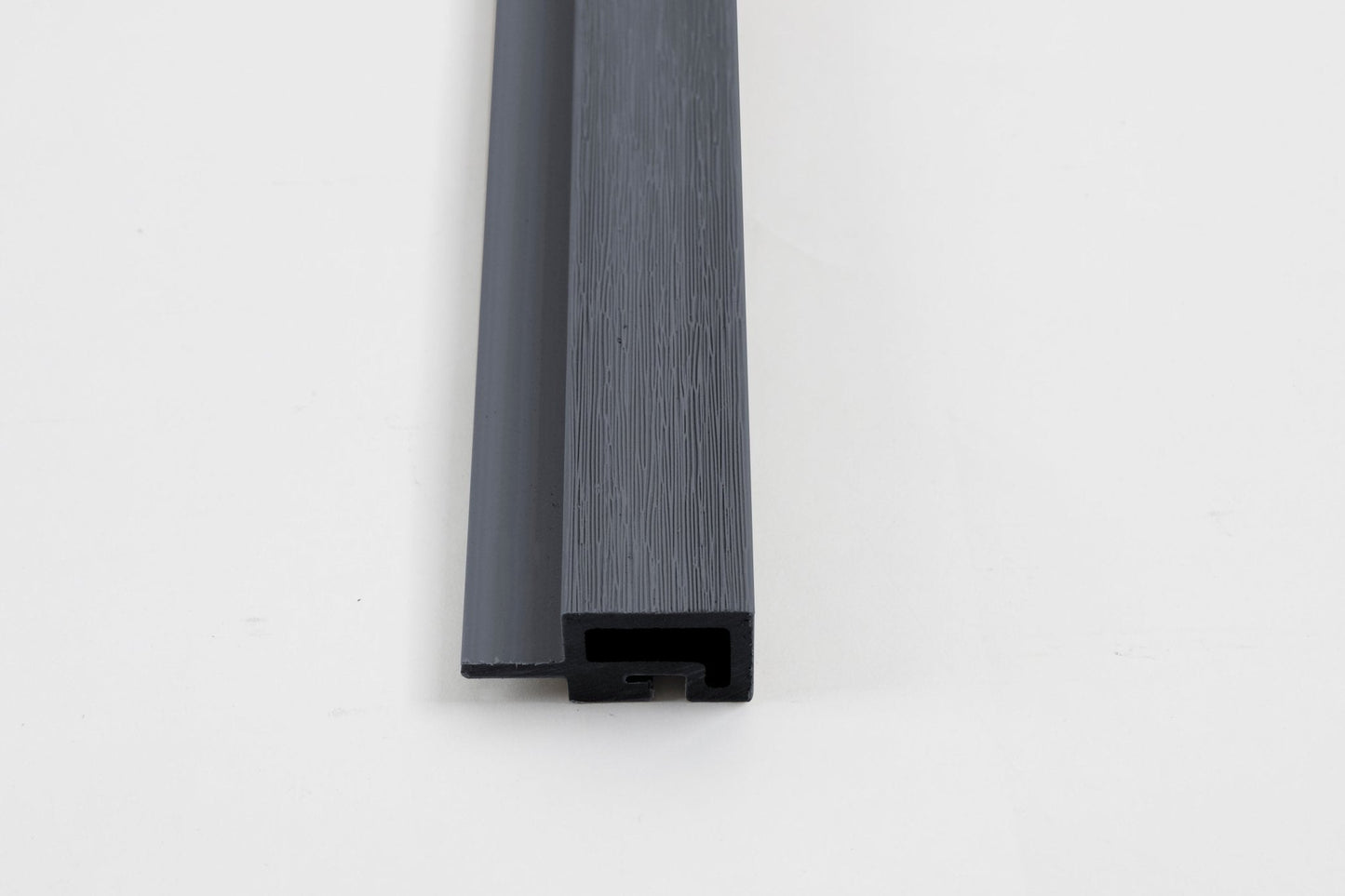 Premium composite cladding wide corner trim with a sleek wooden finish, ideal for NJ homes, durable and stylish.