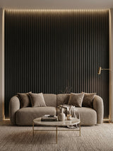 High Quality Black Fluted Wall Panels for Luxury Spaces