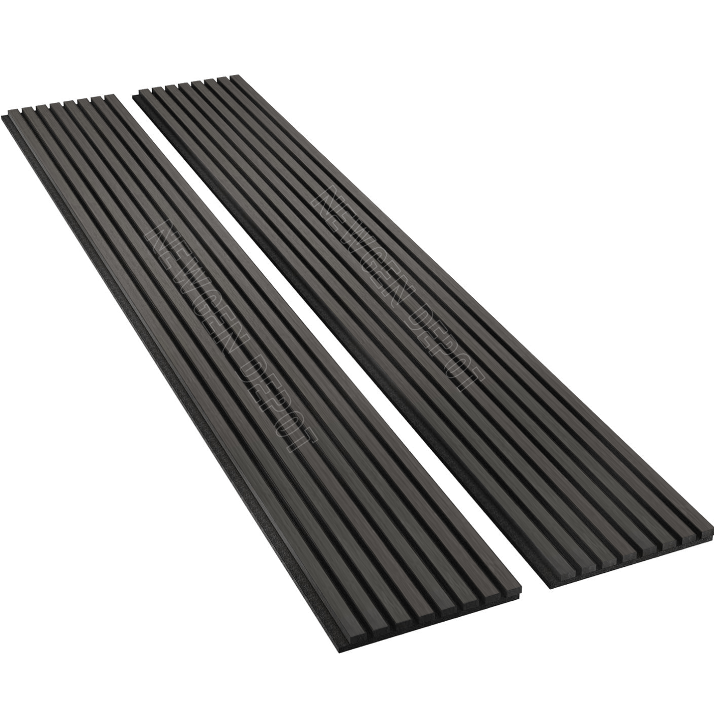 Luxury Black Acoustic Slat Wall Panels. Wall Panel Market 