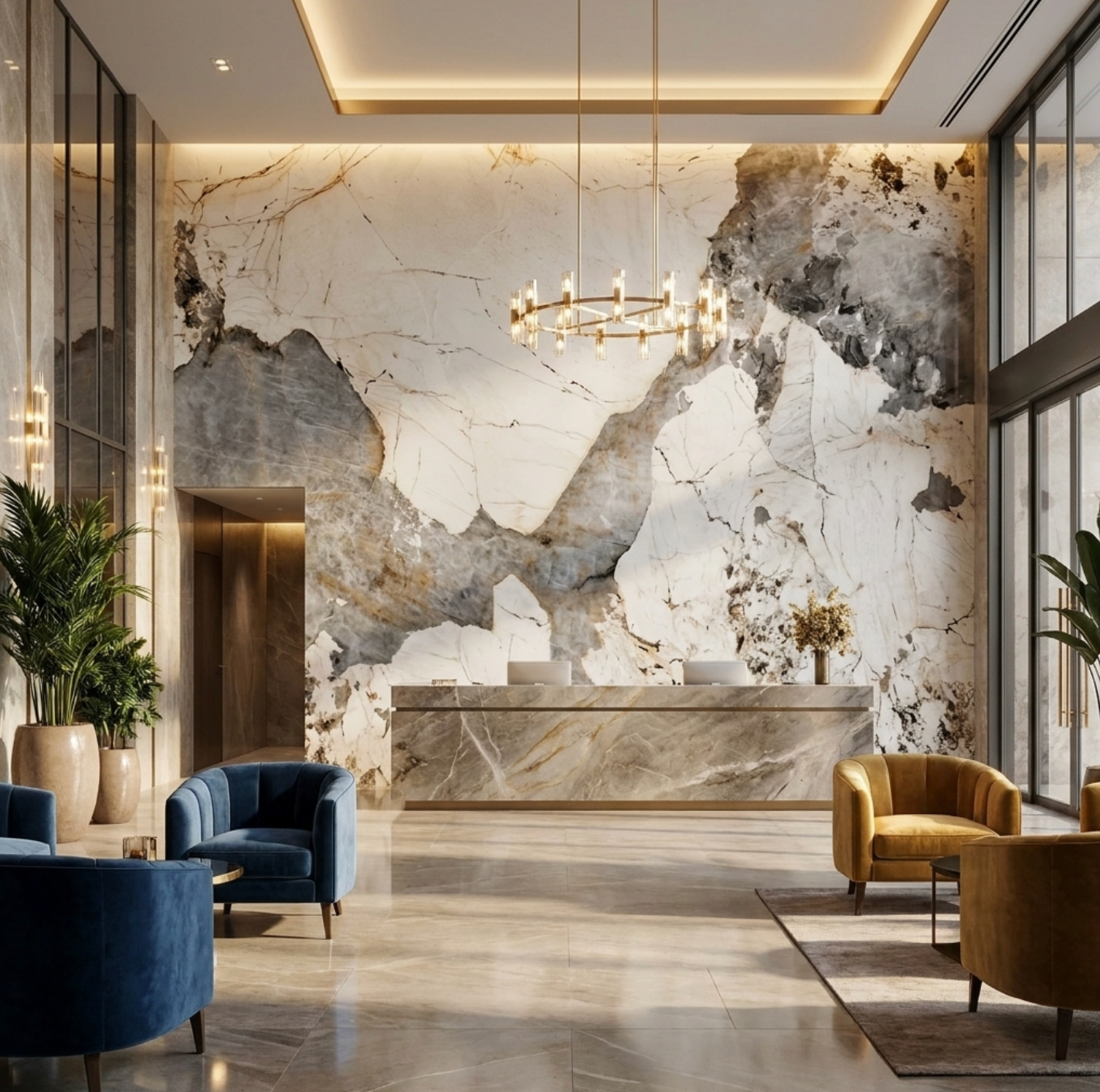 Luxury Wall panels for commercial buildings 